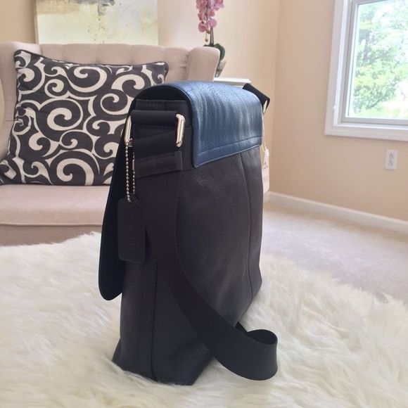 COACH SULLIVAN MESSENGER IN SPORT CALF LEATHER - Picture 2 of 5